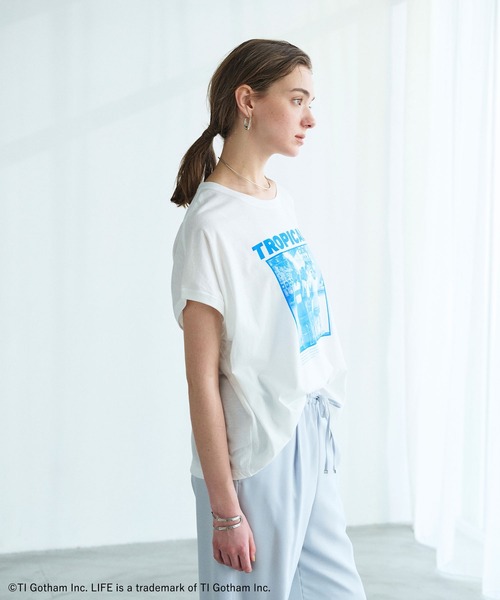 GOOD ROCK SPEED(グッドロックスピード)の「【LIFE PICTURE COLLECTION】TROPICAL Tシャツ(Tシャツ/カットソー・レディース・ホワイト・フリー)」の3枚目の写真