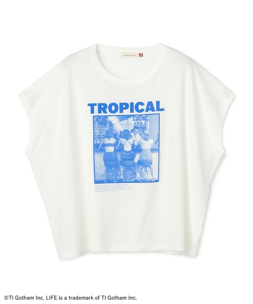 GOOD ROCK SPEED(グッドロックスピード)の「【LIFE PICTURE COLLECTION】TROPICAL Tシャツ(Tシャツ/カットソー・レディース・ホワイト・フリー)」の8枚目の写真