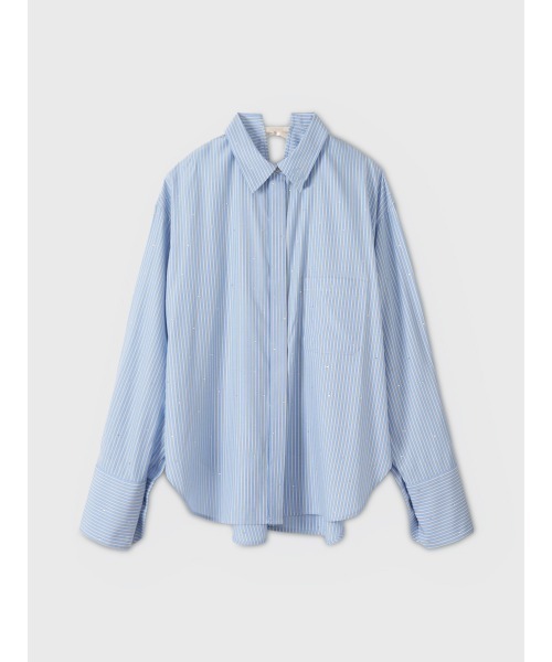 EIMY ISTOIRE(エイミーイストワール)の「ECLAT BIJOU SHIRT(シャツ/ブラウス・レディース・ホワイト/ストライプ・F)」の12枚目の写真