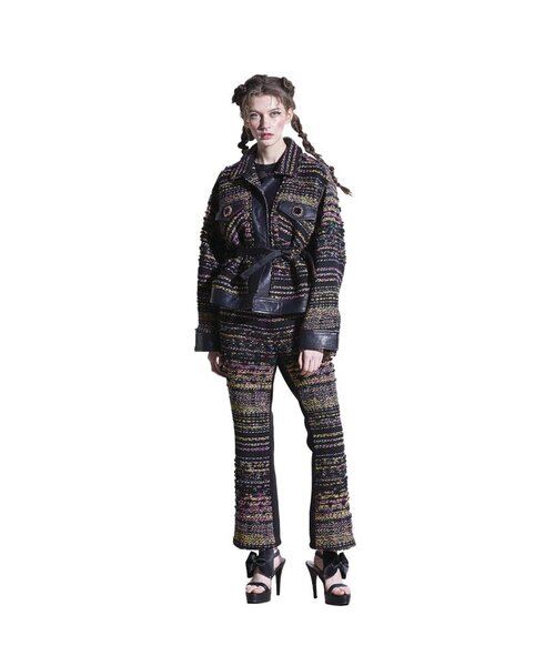 GREEDILOUS(グリディアス)の「ワンポイントツイードジャケット(その他アウター・レディース・その他・S/M/L/XS)」の1枚目の写真