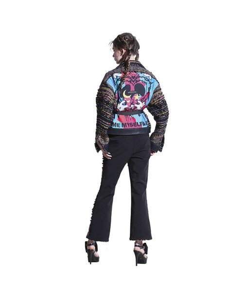 GREEDILOUS(グリディアス)の「ワンポイントツイードジャケット(その他アウター・レディース・その他・S/M/L/XS)」の2枚目の写真