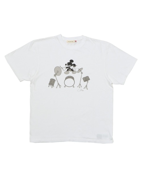GOOD ROCK SPEED(グッドロックスピード)の「Disney 26FDS006W(Tシャツ/カットソー・メンズ・ホワイト・LARGE/X-LARGE/MEDIUM)」の1枚目の写真