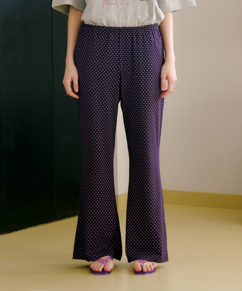 FUN FROM FUN(ファンフロムファン)の「Playful Banding Pants, Violet(その他パンツ・レディース・その他・OS)」の1枚目の写真