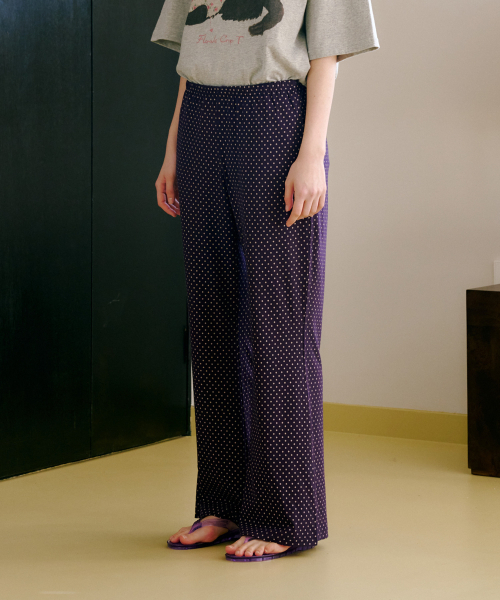 FUN FROM FUN(ファンフロムファン)の「Playful Banding Pants, Violet(その他パンツ・レディース・その他・OS)」の2枚目の写真