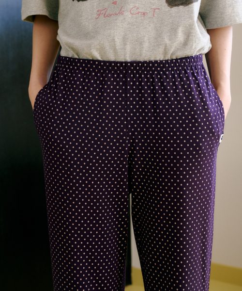 FUN FROM FUN(ファンフロムファン)の「Playful Banding Pants, Violet(その他パンツ・レディース・その他・OS)」の4枚目の写真