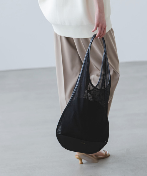 ORSETTO（オルセット）の「ORSETTO/オルセット MESH BAG（ショルダーバッグ・レディース・ブラウン/ブラック・FREE）」の4枚目の写真