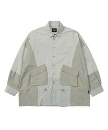 AJOBYAJO（アジョバイアジョ）の「Nylon String Oversized Shirt [LIGHT GREY]（シャツ/ブラウス）」