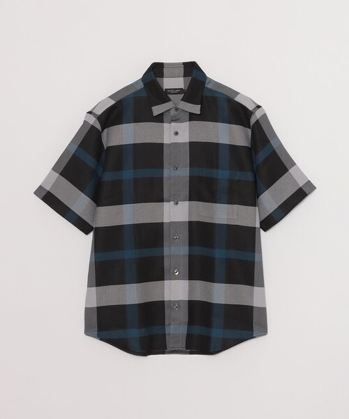 BLACK LABEL CRESTBRIDGE(ブラックレーベル・クレストブリッジ)の「カラミクレストブリッジチェックハーフスリーブシャツ(シャツ/ブラウス・メンズ・ベージュ系その他2/オフホワイト/ブラック・L/M/S/LL)」の15枚目の写真