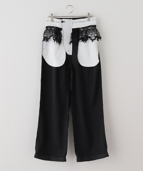 EDIT. FOR LULU（エディットフォールル）の「【EUCHRONIA/ユークロニア】Original torsion lace slacks（スラックス・レディース・ブラック・FREE）」の12枚目の写真