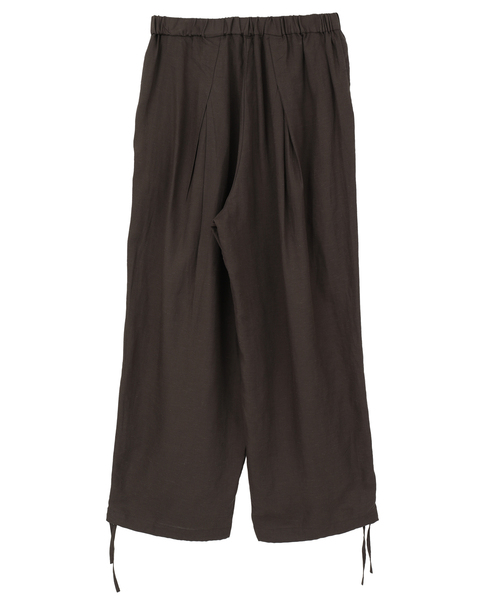 LOGEMENT DE CLAIRE(ロジュモンドクレール)の「【LOURMARIN】レーヨン麻ギャザーバレルパンツ(その他パンツ・レディース・ホワイト/ライトベージュ/ベージュ/スミクロ・FREE)」の10枚目の写真