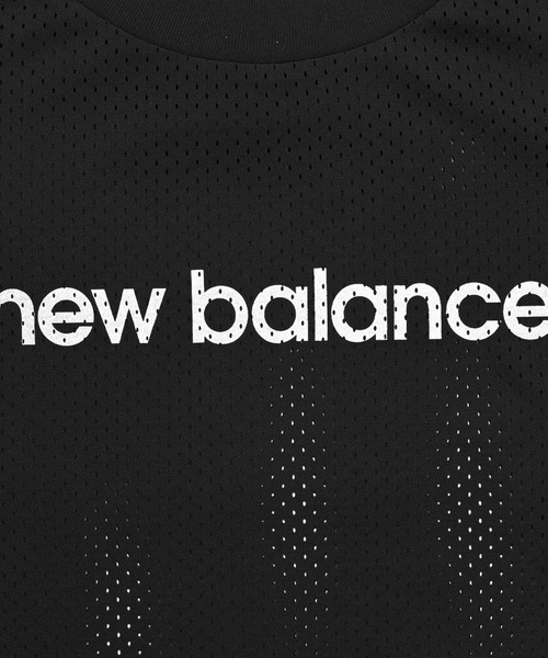 NEW BALANCE(ニューバランス)の「ロゴメッシュショートスリーブ(Tシャツ/カットソー・レディース・ブラック・SMALL/MEDIUM/LARGE/X-LARGE)」の7枚目の写真