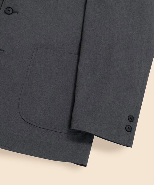 BROOKS BROTHERS(ブルックスブラザーズ)の「◆オンラインストア限定◆ ポリエステルブレンド ウォッシャブル 段返り3釦ジャケット(テーラードジャケット・メンズ・グレー/ネイビー・MEDIUM/SMALL/LARGE/X-LARGE)」の6枚目の写真