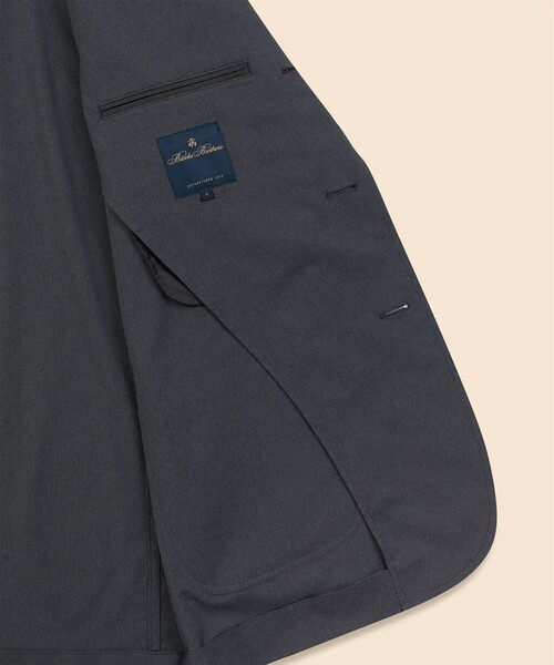 BROOKS BROTHERS(ブルックスブラザーズ)の「◆オンラインストア限定◆ ポリエステルブレンド ウォッシャブル 段返り3釦ジャケット(テーラードジャケット・メンズ・グレー/ネイビー・MEDIUM/SMALL/LARGE/X-LARGE)」の3枚目の写真