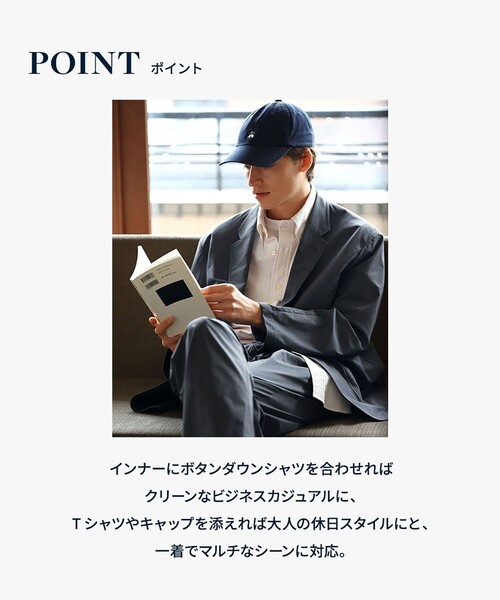 BROOKS BROTHERS(ブルックスブラザーズ)の「◆オンラインストア限定◆ ポリエステルブレンド ウォッシャブル 段返り3釦ジャケット(テーラードジャケット・メンズ・グレー/ネイビー・MEDIUM/SMALL/LARGE/X-LARGE)」の14枚目の写真