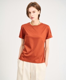 ESTNATION / アルビニ コットンスムース ロールアップ Tシャツ