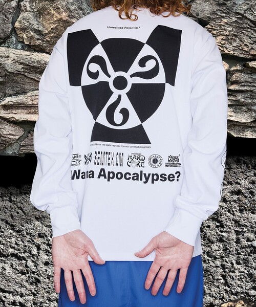 VANS(バンズ)の「VANS × ED DAVIS / Long Sleeve Tee(Tシャツ/カットソー・メンズ・ホワイト・XL/S/M/L)」の1枚目の写真