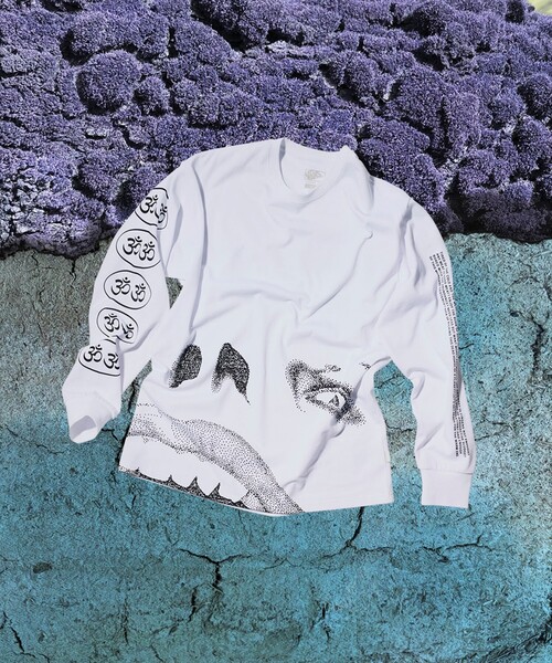 VANS(バンズ)の「VANS × ED DAVIS / Long Sleeve Tee(Tシャツ/カットソー・メンズ・ホワイト・XL/S/M/L)」の10枚目の写真
