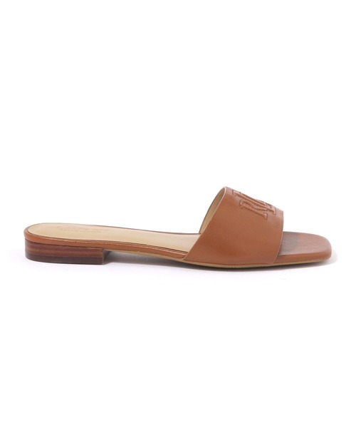 LAUREN(ローレン)の「【LAUREN RALPH LAUREN】SLIDE SANDAL(サンダル・レディース・ホワイト/ブラウン・37/36)」の5枚目の写真