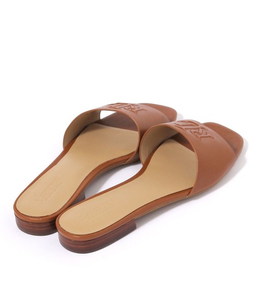 LAUREN(ローレン)の「【LAUREN RALPH LAUREN】SLIDE SANDAL(サンダル・レディース・ホワイト/ブラウン・37/36)」の3枚目の写真