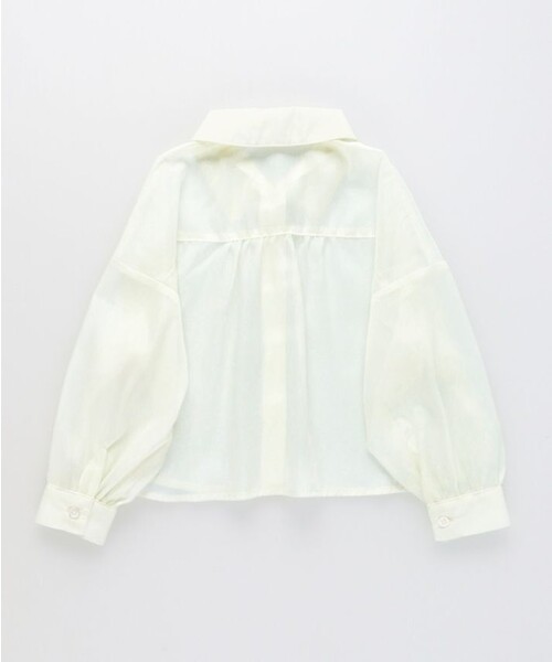 BRANSHES(ブランシェス)の「シアー長袖シャツ(シャツ/ブラウス・キッズ・サックスブルー/アイボリー・100/110/140/130/120/150)」の13枚目の写真