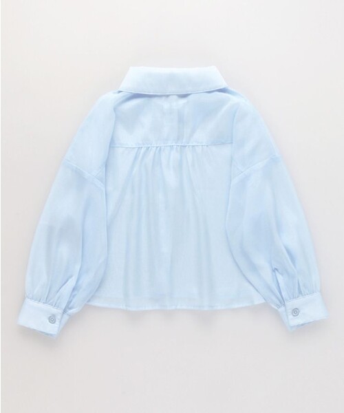 BRANSHES(ブランシェス)の「シアー長袖シャツ(シャツ/ブラウス・キッズ・サックスブルー/アイボリー・100/110/140/130/120/150)」の20枚目の写真