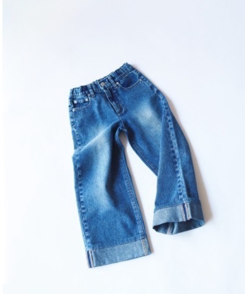 Catchup(ケチャップ)の「ロールアップデニムパンツ(その他パンツ・キッズ・ブルー・100㎝/110㎝/120㎝/130㎝/150cm/90㎝/140㎝)」の1枚目の写真