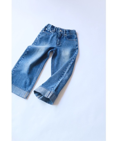 Catchup(ケチャップ)の「ロールアップデニムパンツ(その他パンツ・キッズ・ブルー・100㎝/110㎝/120㎝/130㎝/150cm/90㎝/140㎝)」の11枚目の写真