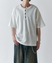 Lui's | 鹿の子ヘンリーネックTシャツ(Tシャツ/カットソー)