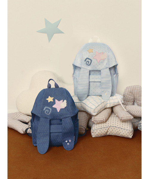 VANWALK（バンウォーク）の「Bunny Bunny Backpack [Denim]（バックパック/リュック・レディース・ブルー・FREE）」の4枚目の写真