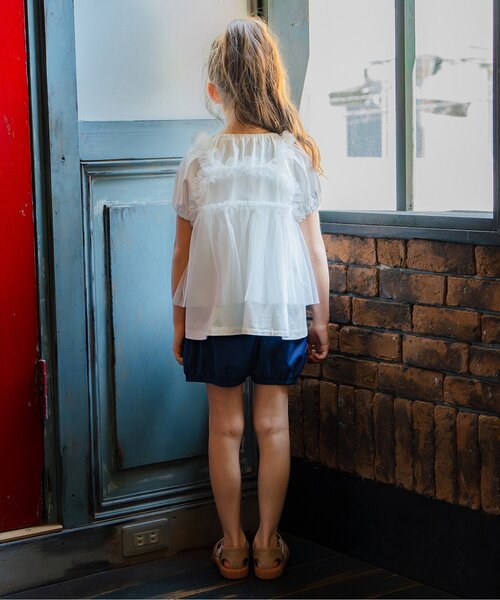 Boribon(ボリボン)の「ギャザーショートパンツ(その他パンツ・キッズ・ブラック/チェック/ネイビー・80/90/100/110/120)」の14枚目の写真