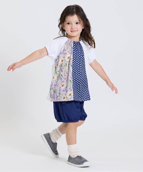 Boribon(ボリボン)の「ギャザーショートパンツ(その他パンツ・キッズ・ブラック/チェック/ネイビー・80/90/100/110/120)」の15枚目の写真