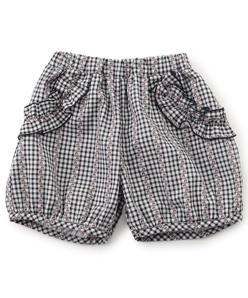 Boribon(ボリボン)の「ギャザーショートパンツ(その他パンツ・キッズ・ブラック/チェック/ネイビー・80/90/100/110/120)」の21枚目の写真