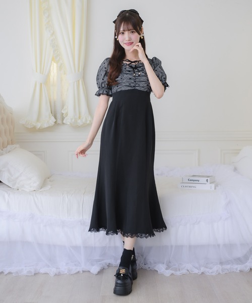 couture BY ROJITA（クチュールバイロジータ）の「リボンプリントドッキングワンピース（ワンピース・レディース・その他/アイボリー/ピンク・FREE）」の18枚目の写真