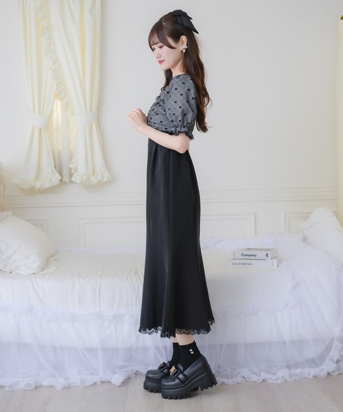 couture BY ROJITA（クチュールバイロジータ）の「リボンプリントドッキングワンピース（ワンピース・レディース・その他/アイボリー/ピンク・FREE）」の20枚目の写真