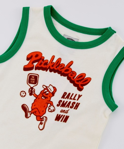 Ocean&Ground（オーシャン&グラウンド）の「Pickleballﾌﾛｯｷｰﾌﾟﾘﾝﾄﾀﾝｸﾄｯﾌﾟ（タンクトップ・キッズ・キナリ/ライトブルー・90/100/110/120/130/140）」の12枚目の写真