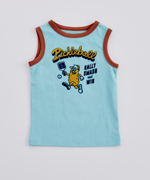 Ocean&Ground（オーシャン&グラウンド）の「Pickleballﾌﾛｯｷｰﾌﾟﾘﾝﾄﾀﾝｸﾄｯﾌﾟ（タンクトップ・キッズ・キナリ/ライトブルー・90/100/110/120/130/140）」の14枚目の写真