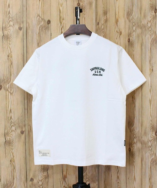 AVIREX(アヴィレックス)の「S/S EMB. T-SHIRT 'Brooklyn'(Tシャツ/カットソー・メンズ・チャコールグレー/ネイビー/ホワイト・XXL/XL/L/M)」の4枚目の写真
