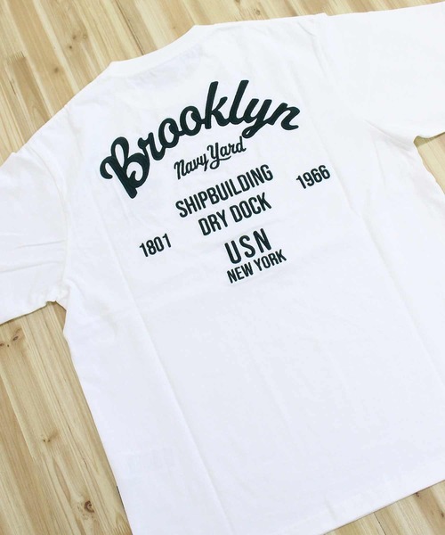 AVIREX(アヴィレックス)の「S/S EMB. T-SHIRT 'Brooklyn'(Tシャツ/カットソー・メンズ・チャコールグレー/ネイビー/ホワイト・XXL/XL/L/M)」の7枚目の写真
