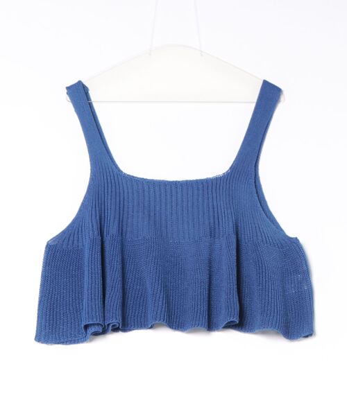 チチカカ(チチカカ)の「Orale! シャリシャリニットフレアビスチェ(ベスト・レディース・ブルー/ブラック/オレンジ・FREE)」の18枚目の写真