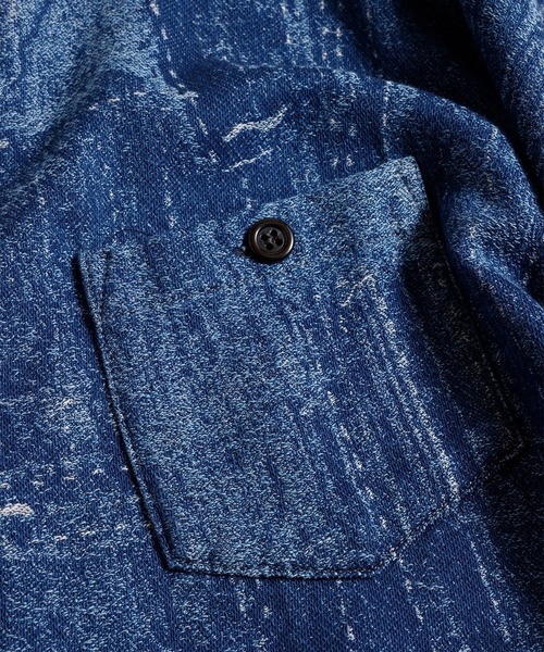 FDMTL（ファンダメンタル）の「【FDMTL】BORO S/S SHIRT 3YR WASH（シャツ/ブラウス・メンズ・インディゴブルー・3/4）」の6枚目の写真