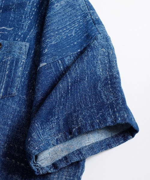 FDMTL（ファンダメンタル）の「【FDMTL】BORO S/S SHIRT 3YR WASH（シャツ/ブラウス・メンズ・インディゴブルー・3/4）」の7枚目の写真