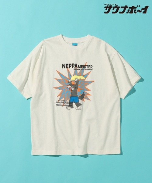 サウナボーイ(サウナボーイ)の「【サウナ×○○=ととのう】サウナボーイTシャツ(Tシャツ/カットソー・レディース・ブラウン/ネイビー/チャコール/オフホワイト・MEDIUM/LARGE)」の2枚目の写真