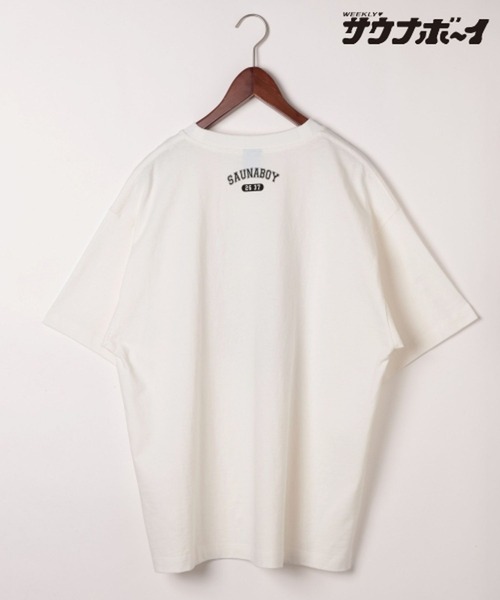 サウナボーイ(サウナボーイ)の「【サウナ×○○=ととのう】サウナボーイTシャツ(Tシャツ/カットソー・レディース・ブラウン/ネイビー/チャコール/オフホワイト・MEDIUM/LARGE)」の6枚目の写真
