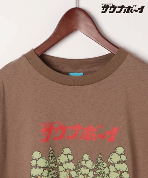 サウナボーイ(サウナボーイ)の「【サウナ×○○=ととのう】サウナボーイTシャツ(Tシャツ/カットソー・レディース・ブラウン/ネイビー/チャコール/オフホワイト・MEDIUM/LARGE)」の13枚目の写真