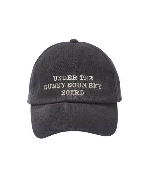 X-girl（エックスガール）の「FADED FACE LABEL 6PANEL CAP（キャップ・レディース・ブラウン/オリーブ/ブラック・ONE SIZE）」の12枚目の写真