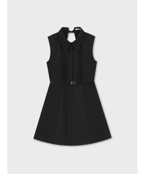 エムミーエメ ワンピース Big ribbon flare リボンミニワンピース セール】Back ribbon flare mini onepiece（ワンピース）｜M me eme