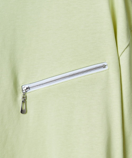 Confirm（コンファーム）の「ジップディテールTシャツ / Zip-detail Tee メンズ ウィメンズ ユニセックス（Tシャツ/カットソー・メンズ・グレー/ミント/ブラック・L/M）」の6枚目の写真