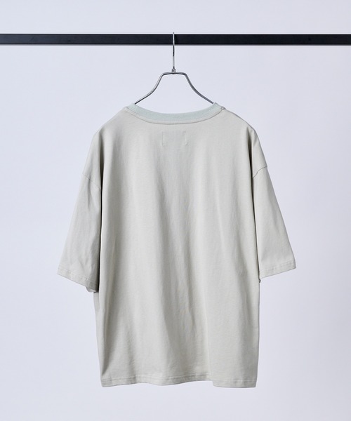 Confirm（コンファーム）の「ジップディテールTシャツ / Zip-detail Tee メンズ ウィメンズ ユニセックス（Tシャツ/カットソー・メンズ・グレー/ミント/ブラック・L/M）」の8枚目の写真