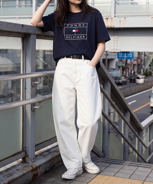 TOMMY HILFIGER(トミーヒルフィガー)の「【TOMMY HILFIGER】GRAPHIC SLEEP TEEシャツ 09T4511(Tシャツ/カットソー・メンズ・グレイッシュブルー/ネイビー/ホワイト/ブルー・S/XXL/XL/L/M)」の15枚目の写真