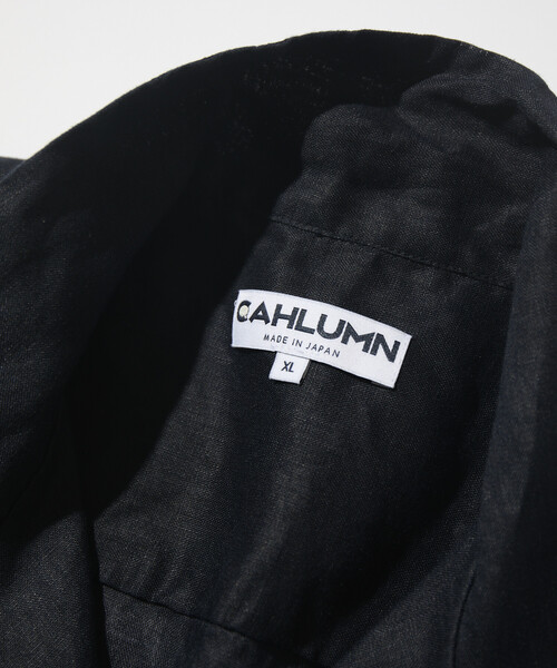 CAHLUMN(カウラム)の「CAHLUMN/カウラム Linen Open Collar Short Sleeve Shirt(シャツ/ブラウス・メンズ・ネイビー/ライトグレー/ブラウン/ホワイト/サックスブルー・MEDIUM/X-LARGE/LARGE/XX-LARGE)」の7枚目の写真